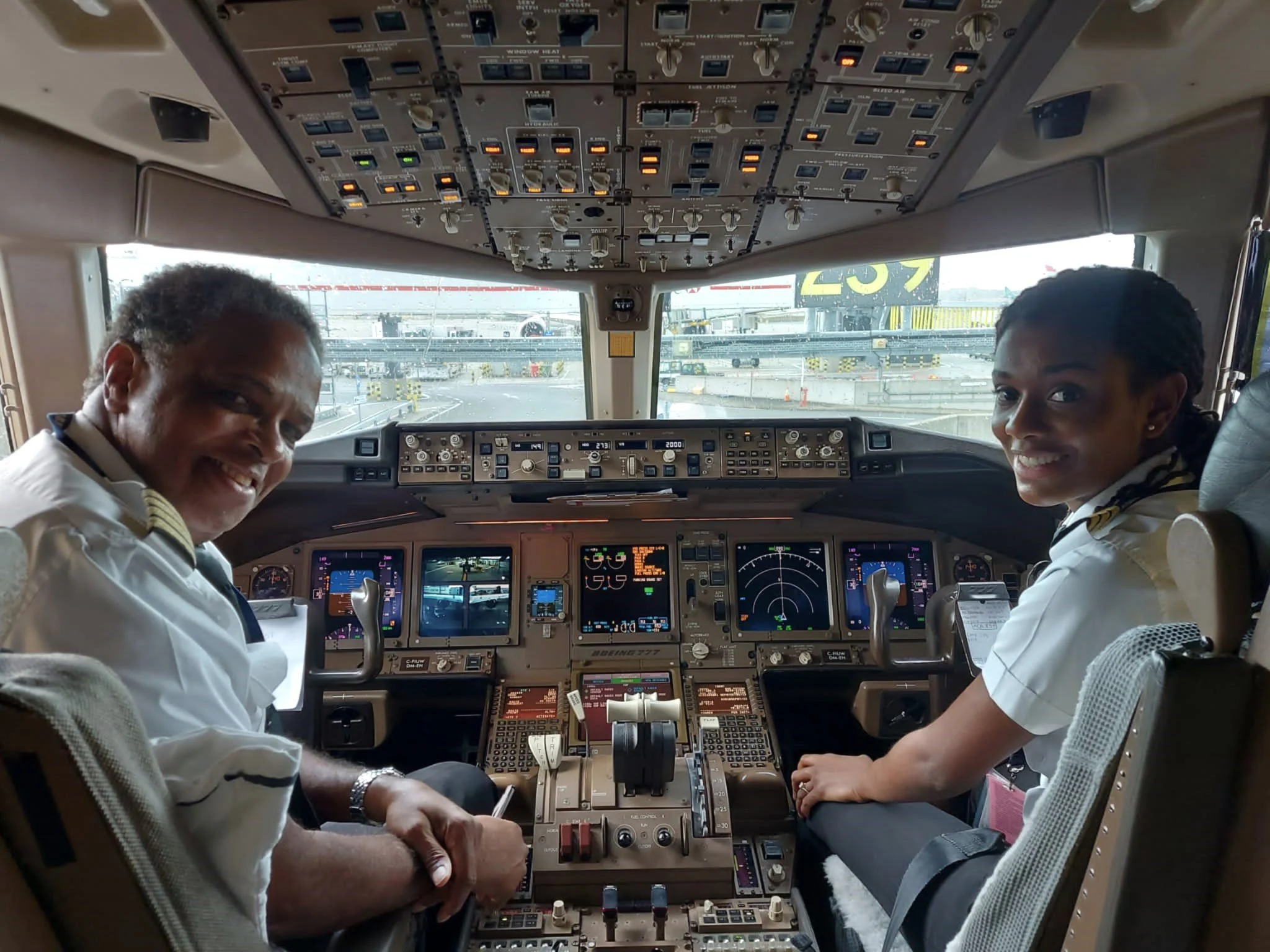 Zoey Williams, Air Canada's first Black woman pilot, follows